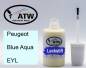 Preview: Peugeot, Blue Aqua, EYL: 20ml Lackstift, von ATW Autoteile West.